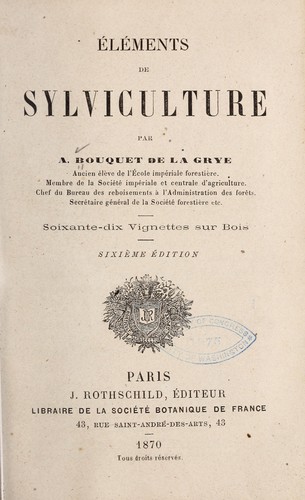 Guide du forestier