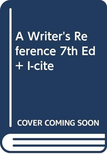 Writer's Reference 7e & i-cite