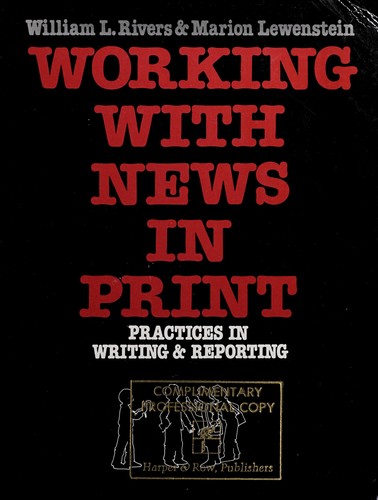 Working with news in print