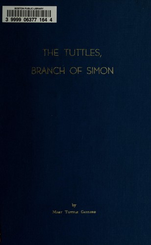 The Tuttles, branch of Simon