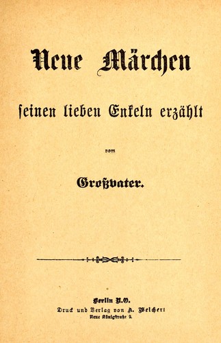 Neue Märchen