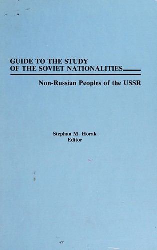 Guide to the study of the Soviet nationalities
