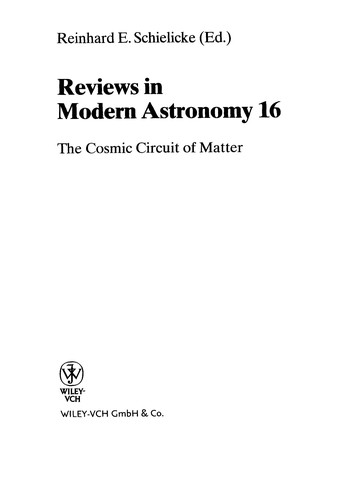 The cosmic circuit of matter