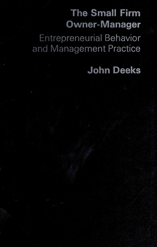 The small firm owner-manager