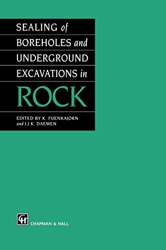 Sealing of boreholes and underground excavations in rock