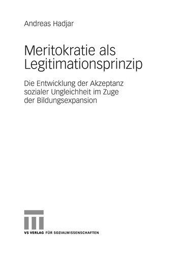 Meritokratie als Legitimationsprinzip