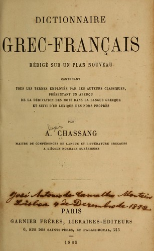 Dictionnaire grec-français