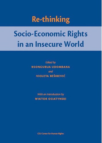 Re-thinking socio-economic rights in an insecure world