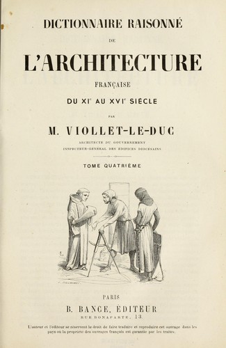 Dictionnaire raisonné de l'architecture française du XIe au XVIe siècle