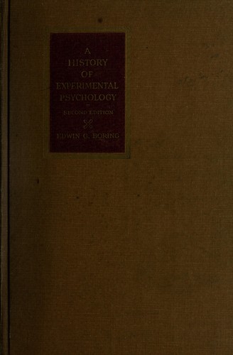 A history of experimental psychology