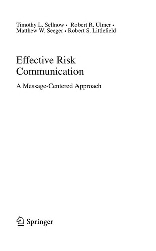 Effective risk communication