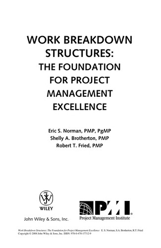 Work breakdown structures