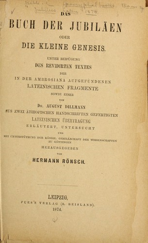 Das Buch der Jubiläen