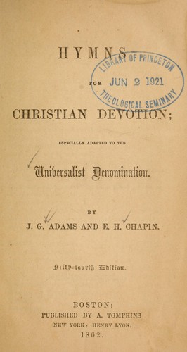 Hymns for Christian devotion