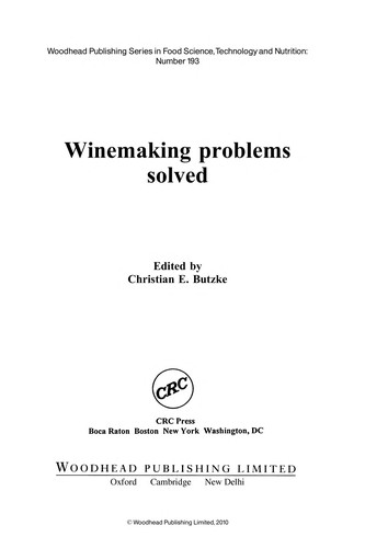 Winemaking problems solved