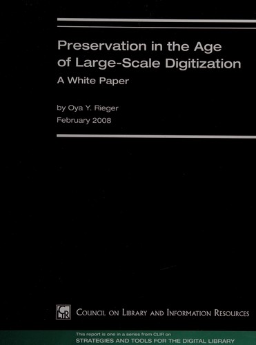 Preservation in the age of large-scale digitization