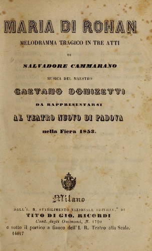 Maria di Rohan