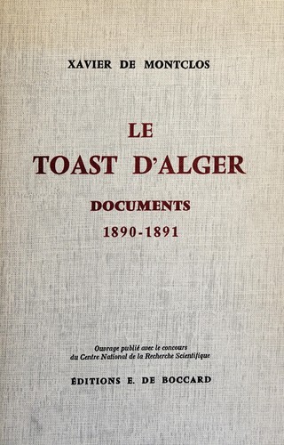 Le Toast d'Alger