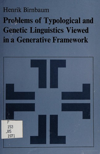 Problems of typological and genetic linguistics viewed in a generative framework