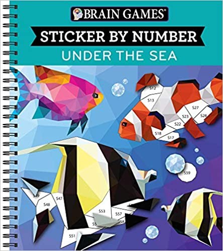 Brain Games - Sticker by Number: Under the Sea