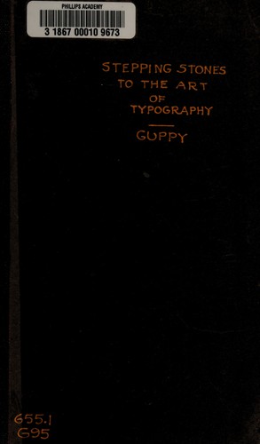 Stepping-stones to the art of typography