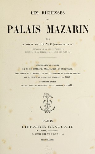 Les richesses du palais Mazarin