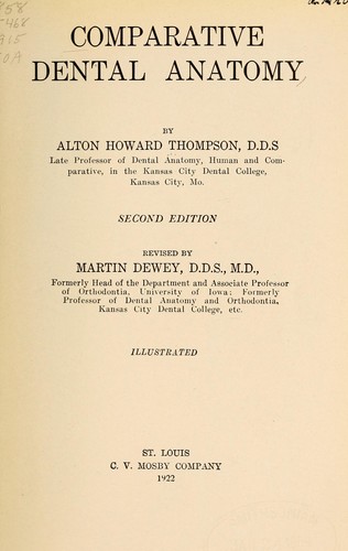 Comparative dental anatomy