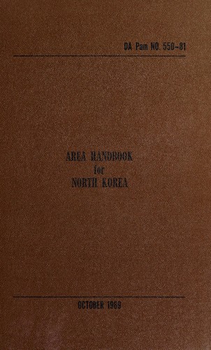 Area handbook for North Korea