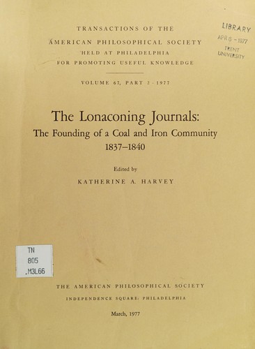 The Lonaconing journals