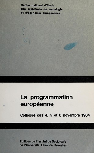 La programmation européenne