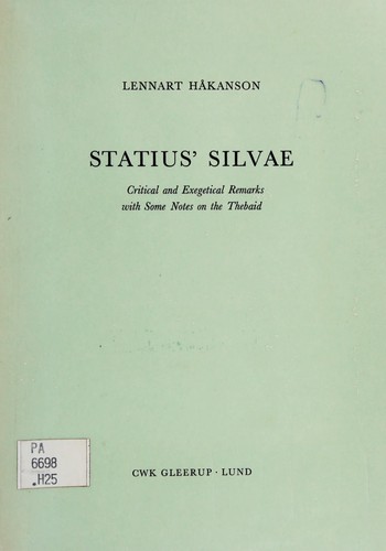 Statius' Silvae
