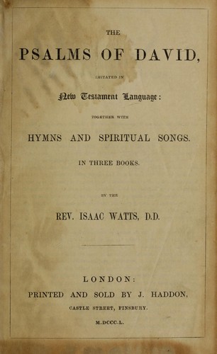 The Psalms of David
