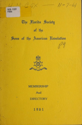 Saramana Chapter of the Florida Society of the Sons of the American Revolution
