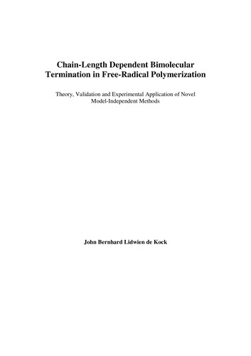 Chain-length dependent bimolecular termination in free-radical polymerization