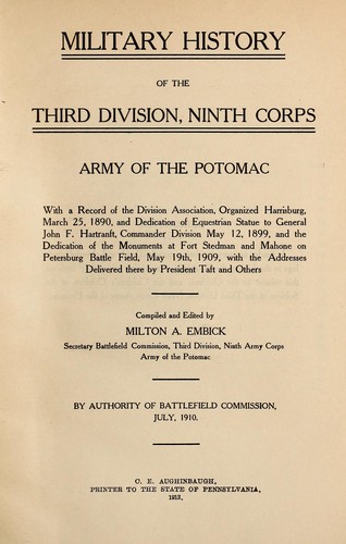 Military history of the Third Division, Ninth Corps, Army of the Potomac