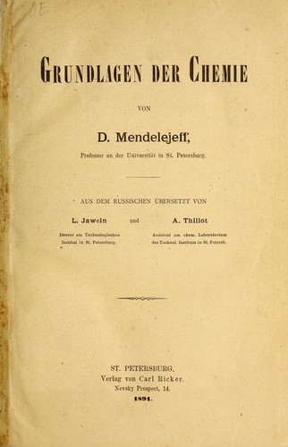 Grundlagen der Chemie