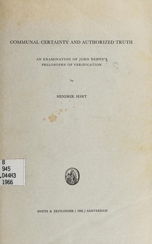 Communal certainty and authorized truth
