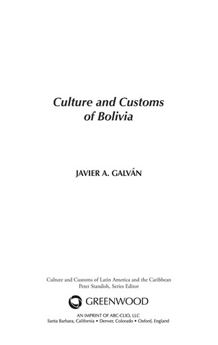 Culture and customs of Bolivia