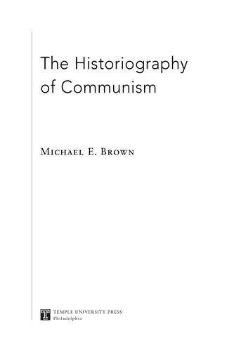 The historiography of communism
