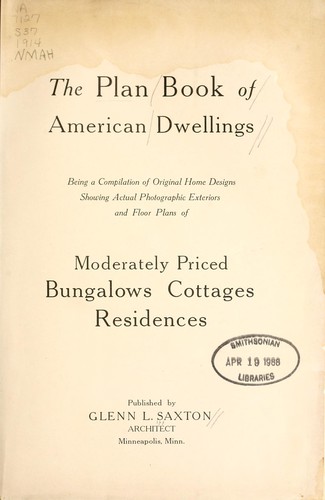 The plan book of American dwellings