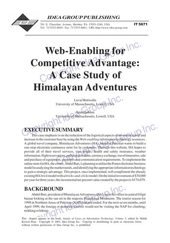 Web-enabling for competitive advantage