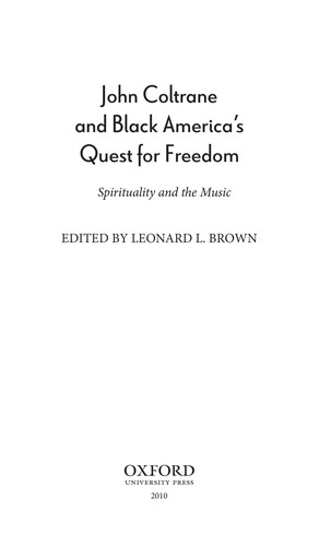 John Coltrane and black America's quest for freedom