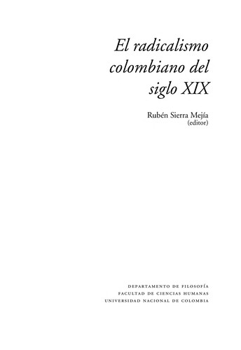 El radicalismo colombiano del siglo XIX