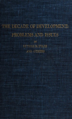 The decade of development: problems and issues