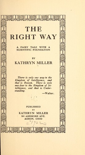 The right way