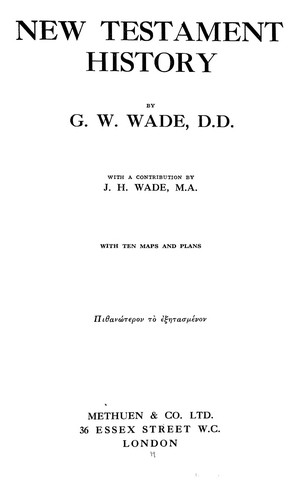New Testament history