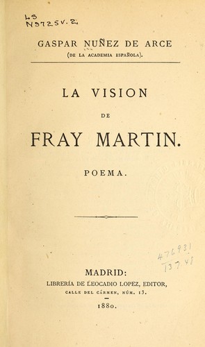 La vision de Fray Martin