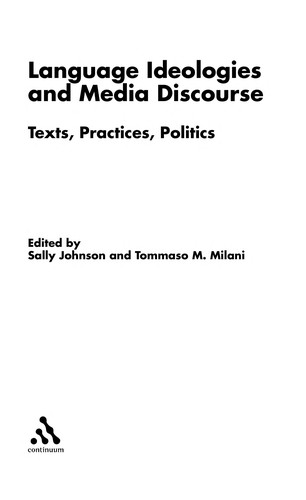 Language ideologies and media discourse