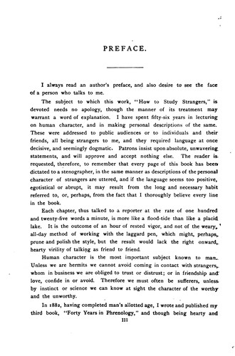 How to Study Strangers by Temperament, Face and Head: A Sequel to "Heads and Faces"