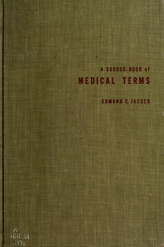 A source-book of medical terms